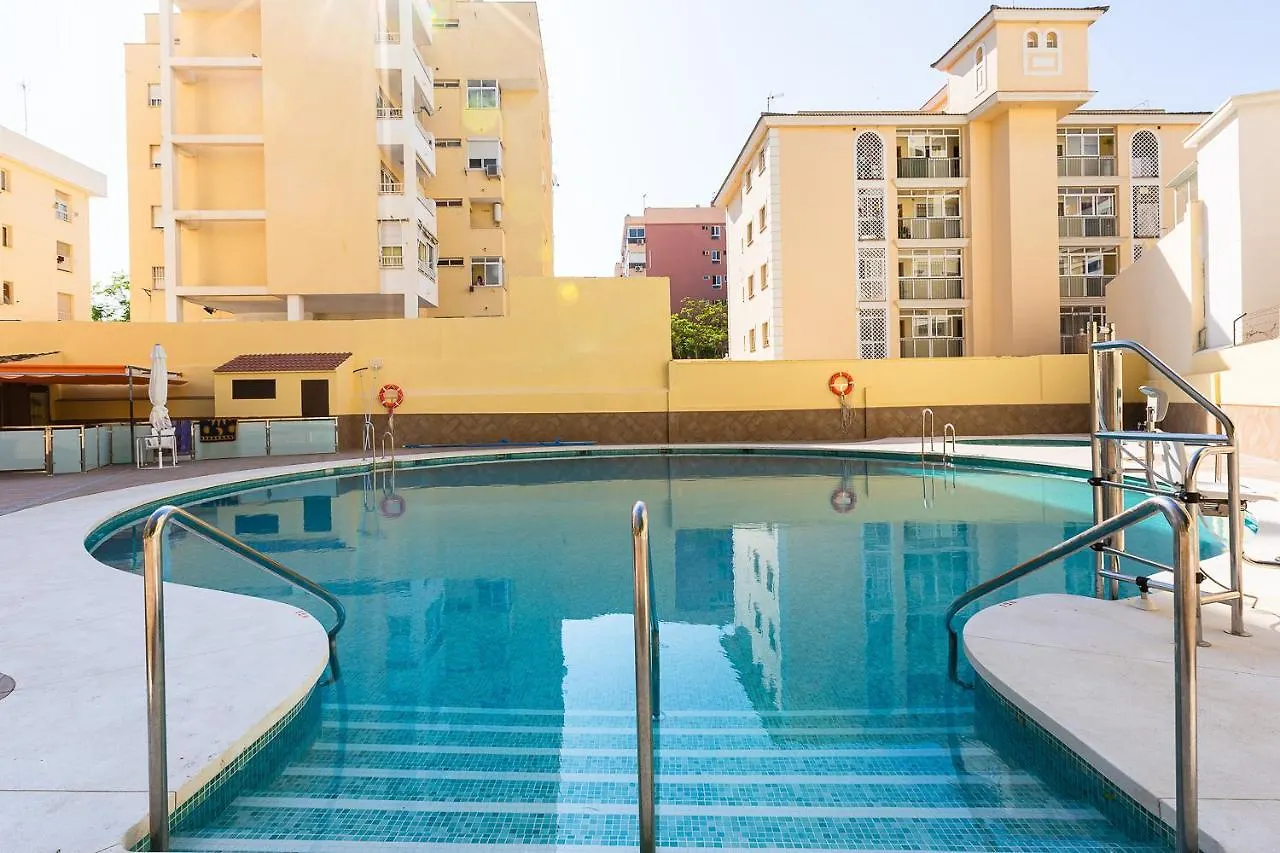Ver7 - Estudio, Wifi, Fire Stick Amazon, Terraza, Vistas Al Mar, Piscina Торремолинос 0*,
