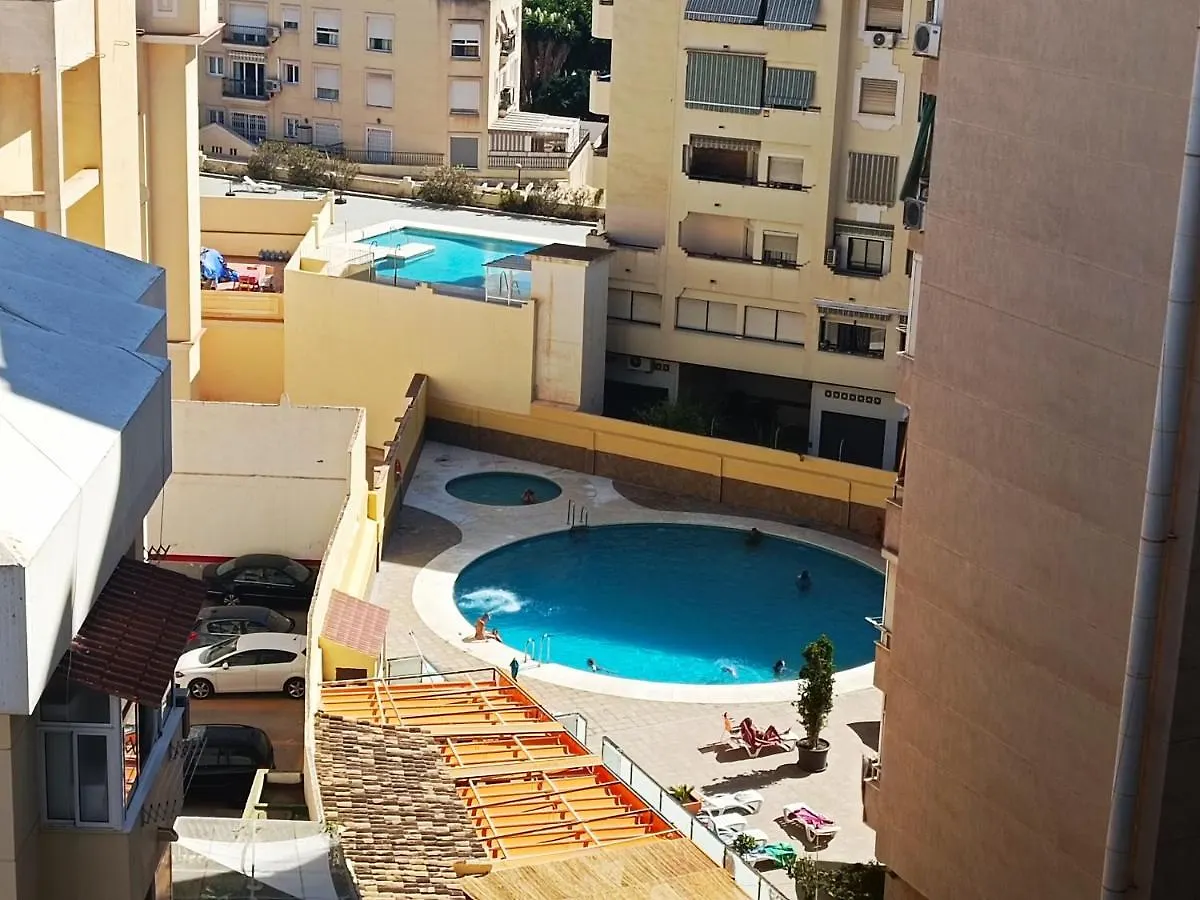 Ver7 - Estudio, Wifi, Fire Stick Amazon, Terraza, Vistas Al Mar, Piscina Torremolinos Apartamento
